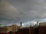 Rainbow Over Boston, from Kendall Square, Cambridge