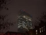 John Hancock Towering Over Newbury Street In Night Weather