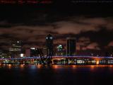 Downtown Jacksonville at Night, from I-95, Florida