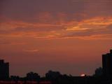 Sinking Sun, from Massachusetts Avenue Bridge