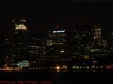 Downtown Boston Late at Night, from East Boston