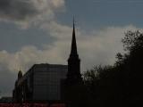 Arlington Street Church Spire, from Boylston Street