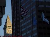 Old Customs House Tower in Day's Last Sun, Boston