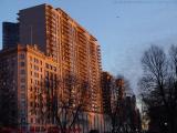 Balconies Catching the Day's Last Sun, at Boston Common