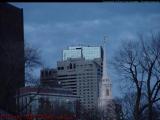 West Faces Reflecting Day's End, from Boston Common