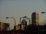 Storrow Drive Street Lamp Perspective at Sundown