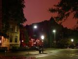 Neon Clouds Over Boston, Newbury and Gloucester Streets