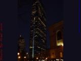 Hancock Tower Reflecting Dusk, Copley Square
