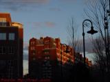 Sunset Warmed Brickwork, Lechmere Area, Cambridge