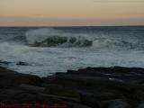 Crashing Winter Sunset Surf, Cape Elizabeth, Maine