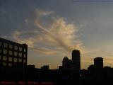 "Jet" Clouds Over Boston, from the South End