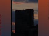Sunsrise Through the Boston Skyline, from 255 Mass. Ave.