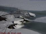 Ice Settlement, Hawkes Pond, Saugus, Massachusetts