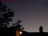 Dusk Lighting With Street Lamp and Jet Streak, Back Bay