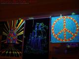 Blacklight Posters in Halloween Garb, Medford, Mass.