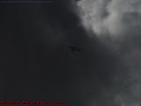 Space Invader, Jet In Clouds Over Lynn, Massachusetts