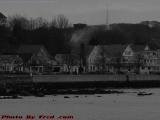 Gray Weather With Smoke at Gloucester Harbor, Mass.