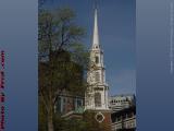 Spring Perspective of Park Street Church, Boston, Mass.