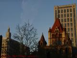 Trinity Church in Sunset Light, Boston, Massachusetts