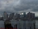 Downtown Boston Under Pregnant Clouds, from East Boston