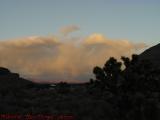 Virga Over Las Vegas Near Sunset, from Red Rock Canyon