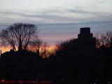 Silhouettes and Sunset Bands, from Boston Common