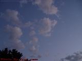 Seahorses? Faces? Spectators? Cloudscape After Sunset