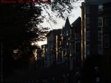 Back Bay Townhouses in Sunset Light, Comm. Ave., Boston