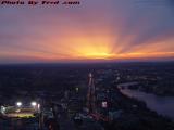 Sunset Spectacular Over Fenway Park, Prudential Skywalk