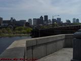 Red Line to Boston, Longfellow Bridge Parapet Perspective