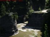Lower Falls Footbridge, Letchworth Park, New York