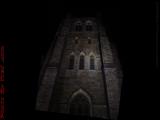 Steeple in Available Light, Holy Cross Cathedral, Boston