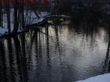 Flowing Water, Not Frozen, Elginwood Pond Outlet, Peabody