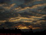 Sunset's Cauldron Over Mass. Ave. and Huntington, Boston