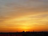 Sunset Over Western Boston, from East Cambridge, Mass.