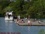 Dealing With Summer Heat, Charles River, Boston Esplanade