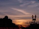 Sunset Waves Over Boylston Street, Boston, Massachusetts