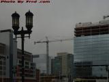 Construction Perspective Under Heavy Skies, South Boston