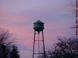 Assembly Square Water Tower With Sunset Pastels