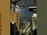 Sun and Clouds Over Avery Street, Boston, Massachusetts