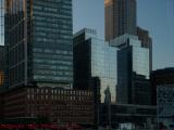 Eastern Reflection of Sunset Sky, Boston Waterfront