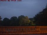 Cloudy Skies in Dusk Light, George Street at Mystic River