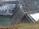 Mount Morris Dam With Late Autumn Snow, Letchworth Park