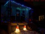 Snowmen "Finally" Standing in Snow, 16 Brookings Street
