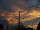 Telephone Pole "Smokestack" Clouds, Brookings Street