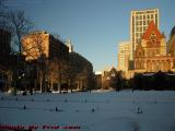 A Reminder of Winter, Copley Square Buried in 2015 Snow