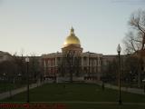 State House Glowing in Late Afternoon Sun, Beacon Hill