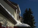 Winter Sun on Icicles After a Major Storm, Dell Court