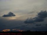 Bumper Car Clouds With Sunset Fire, Henrietta, New York