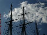 "Friendship" Rigging on a Mostly Sunny Sky, Salem, Mass.